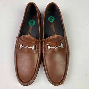 Allen Edmonds Verona II Horsebit Loafers Dress Shoes Men's 8 D Brown Leather